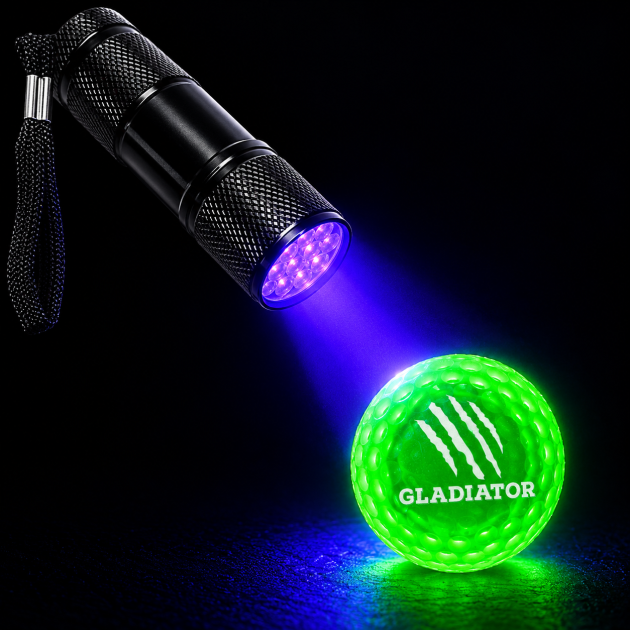 UV torch for glow ball